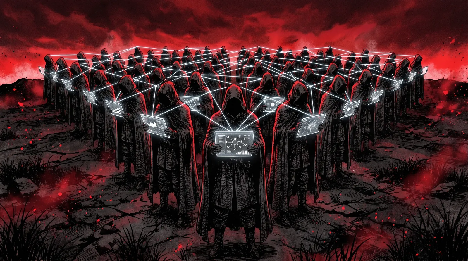 A legion of one hundred founders connected into a network